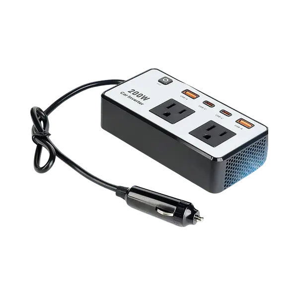 Inversor De Voltaje Para Carro De 200w