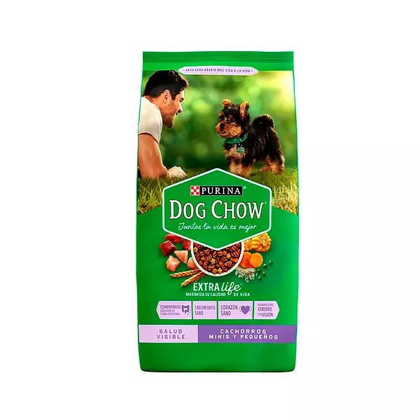 Purina para Dog Chow para Perros Cachorros Minis y Pequeños Extra Life