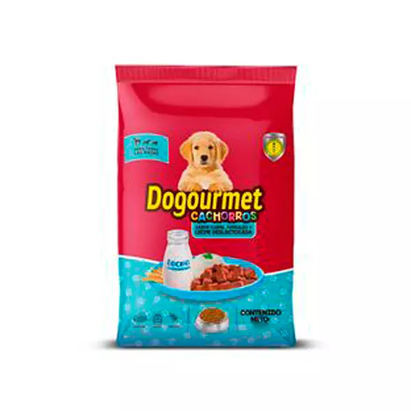 Purina para Perro Dogourmet Cachorro con Sabor A Carne, Cereal y Leche