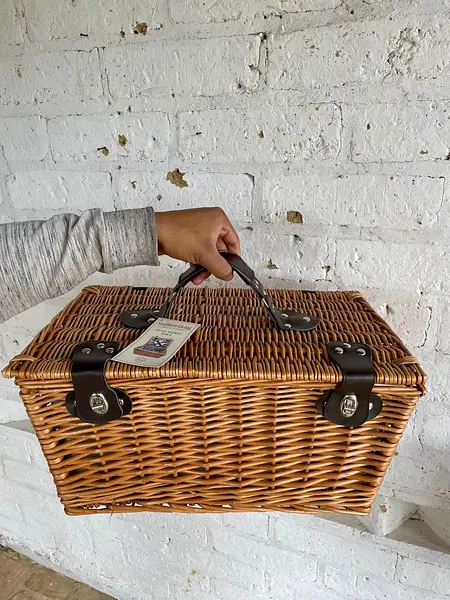 Canasta De Picnic Southern Living En Mimbre Con Manija