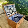 Canasta De Picnic Southern Living En Mimbre Con Manija