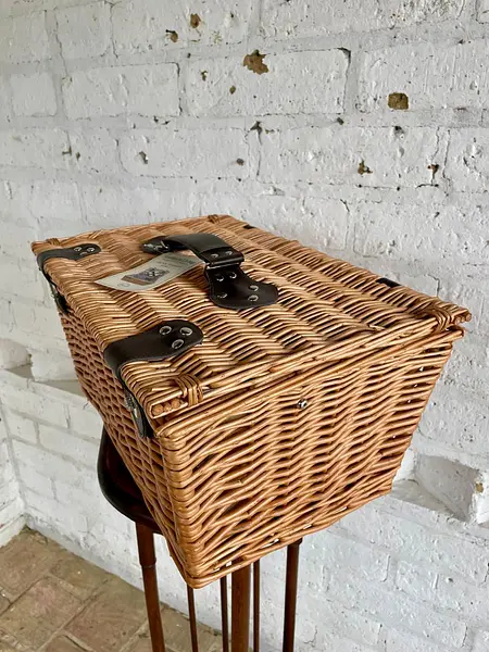 Canasta De Picnic Southern Living En Mimbre Con Manija