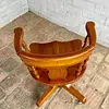 Silla De Capitán Giratoria Para Escritorio - Usa 1940