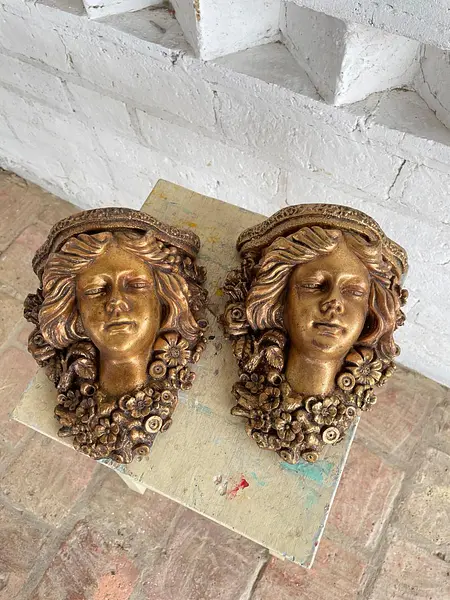 Pareja De Apliques De Pared - Italia 1960