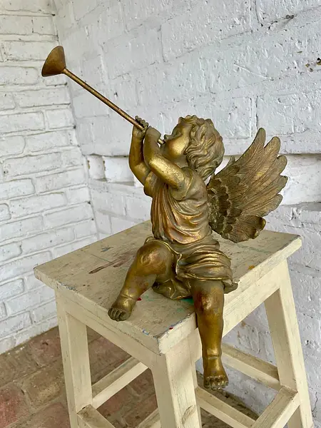 Querubín Trompetista De Sobremesa