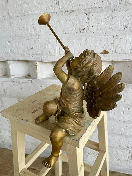 Querubín Trompetista De Sobremesa