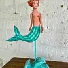 Sirena Artesanal Tallada En Madera