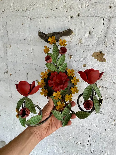 Aplique De Vela Para Colgar En La Pared Con Soporte Velas