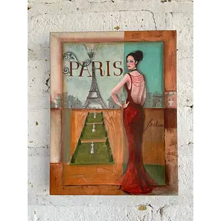 Cuadro Ilustración De Moda "París Fashion" - U.S.A 2005