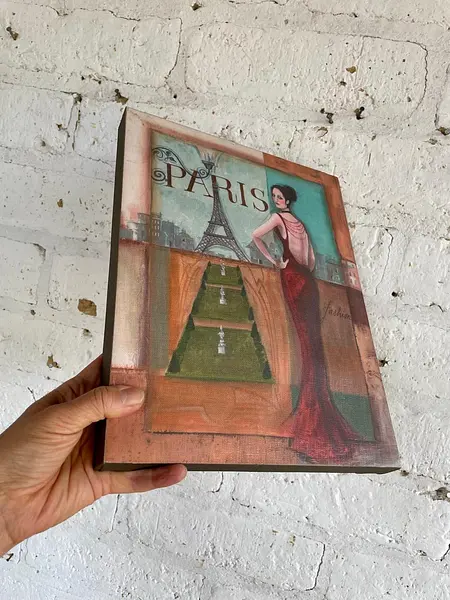 Cuadro Ilustración De Moda "París Fashion" - U.S.A 2005