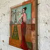 Cuadro Ilustración De Moda "París Fashion" - U.S.A 2005