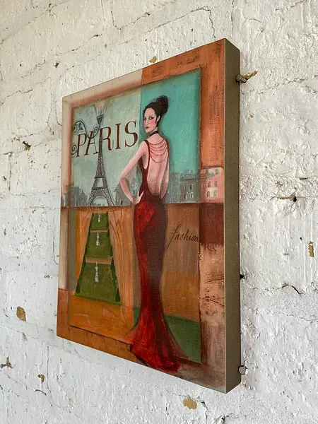 Cuadro Ilustración De Moda "París Fashion" - U.S.A 2005