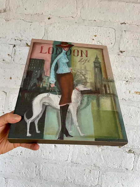 Cuadro Ilustración De Moda "London Life" - U.S.A 2005