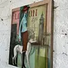 Cuadro Ilustración De Moda "London Life" - U.S.A 2005