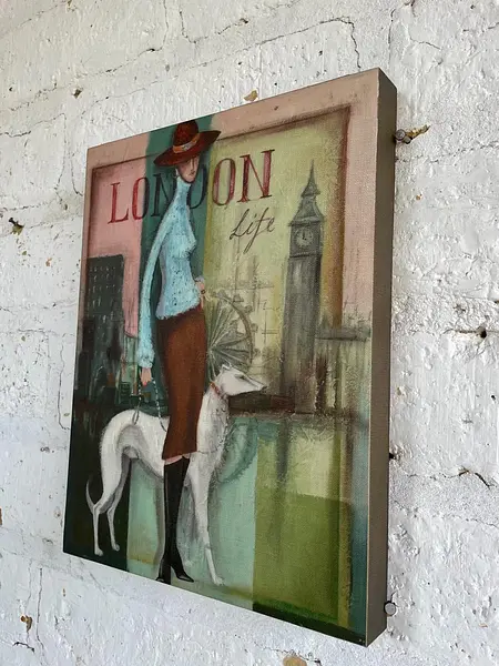 Cuadro Ilustración De Moda "London Life" - U.S.A 2005