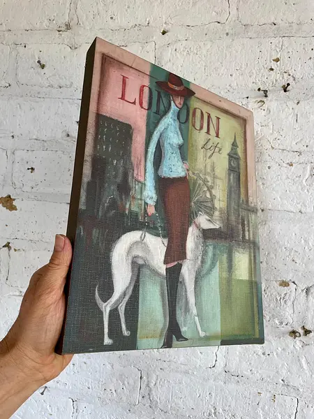 Cuadro Ilustración De Moda "London Life" - U.S.A 2005