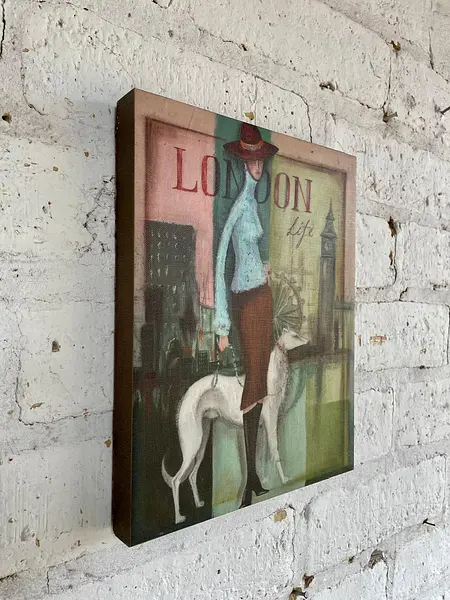 Cuadro Ilustración De Moda "London Life" - U.S.A 2005