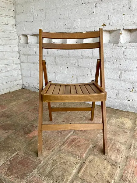 Silla Plegable Asiento Con Listones