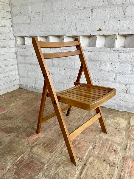 Silla Plegable Asiento Con Listones