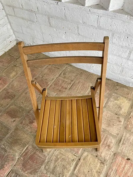 Silla Plegable Asiento Con Listones