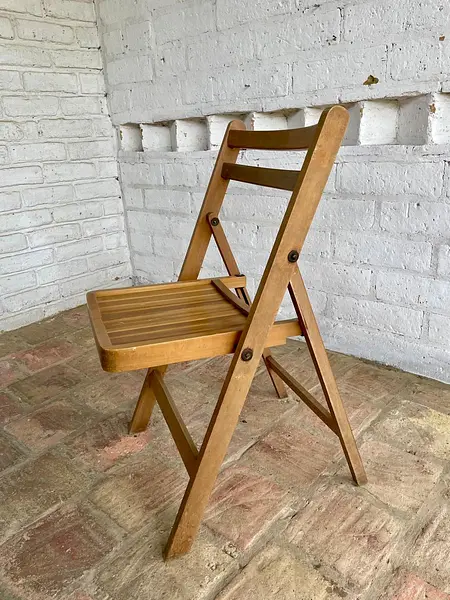 Silla Plegable Asiento Con Listones