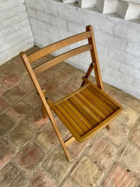 Silla Plegable Asiento Con Listones