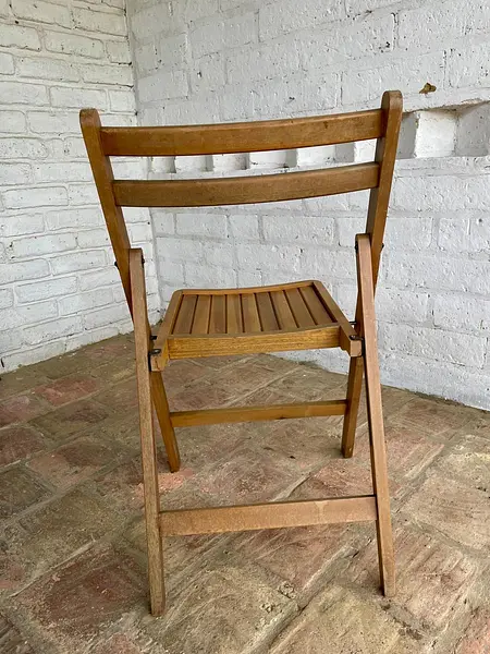 Silla Plegable Asiento Con Listones