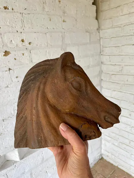 Cabeza De Caballo En Hierro Fundido - Colombia 2000