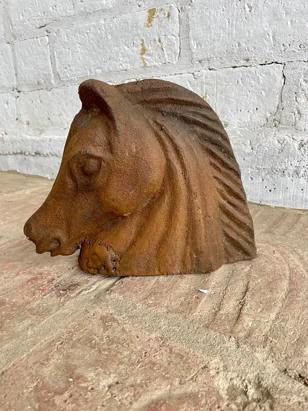 Cabeza De Caballo En Hierro Fundido - Colombia 2000