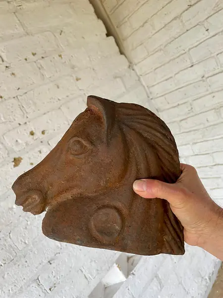 Cabeza De Caballo En Hierro Fundido - Colombia 2000