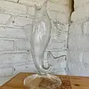 Jarrón De Vidrio Artesanal Con Forma De Pescado