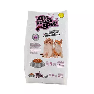 Purina para Gato Oh Mai Gat Gatitos Juguetones y Exploradores
