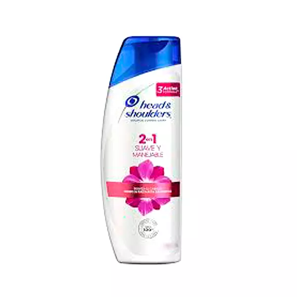 Shampoo Head & Shoulders 2 de 1 Suave y Manejable Control Ca