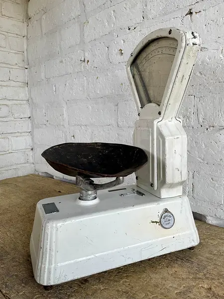 Báscula Antigua De Carnicería 3 Lb - U.S.A. 1930