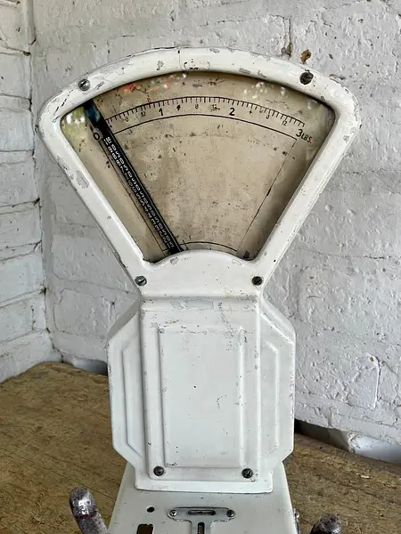 Báscula Antigua De Carnicería 3 Lb - U.S.A. 1930