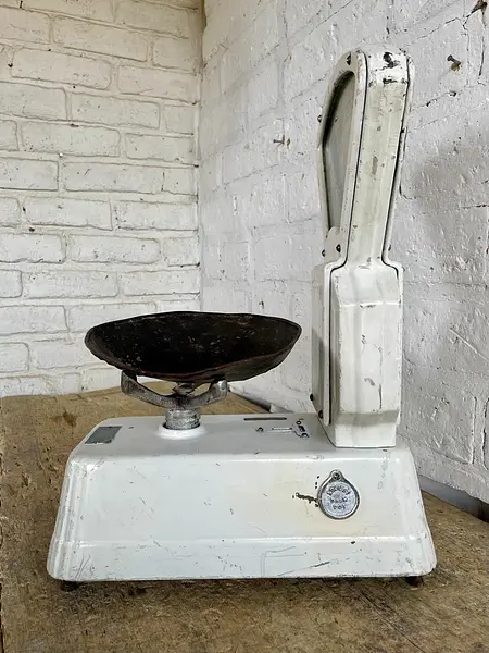 Báscula Antigua De Carnicería 3 Lb - U.S.A. 1930