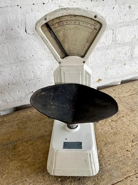 Báscula Antigua De Carnicería 3 Lb - U.S.A. 1930