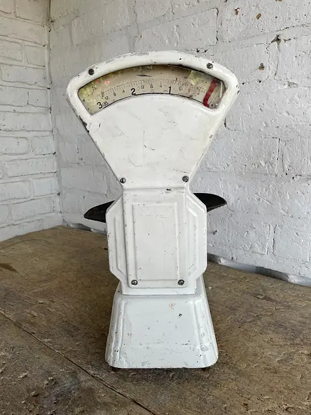 Báscula Antigua De Carnicería 3 Lb - U.S.A. 1930
