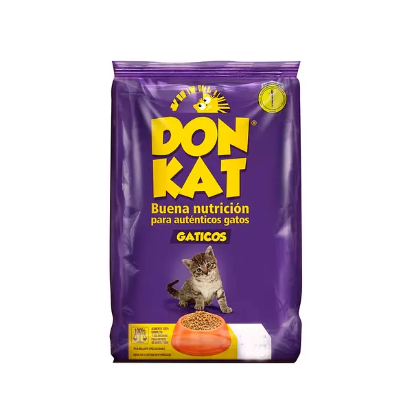 Purina para Gatos Don Kat Gatitos Pelo Brillante y Piel Saludable