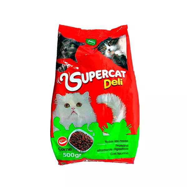 Purina para Gato Supercat Sabor A Carne, Proteina Altamente Digestiva