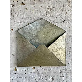 Buzón Sobre De Carta En Lámina Metálica