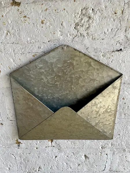 Buzón Sobre De Carta En Lámina Metálica