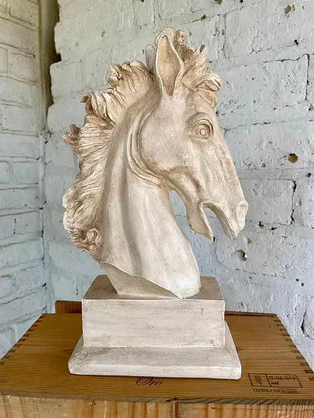Cabeza De Caballo En Resina