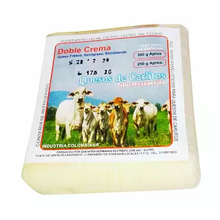 Queso Doble Crema Carlitos (Entero)