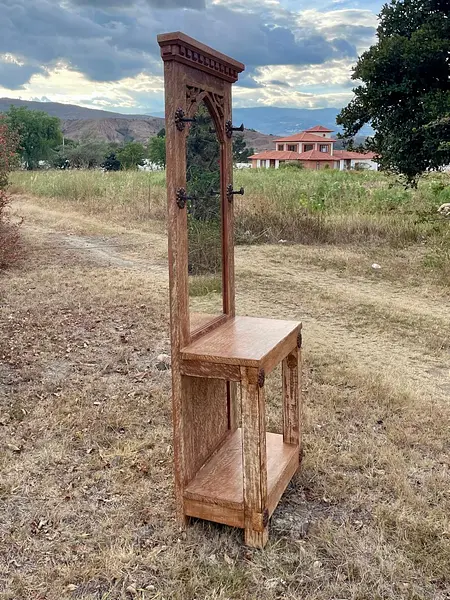 Espejo Recibidor Consola Madera Recuperada