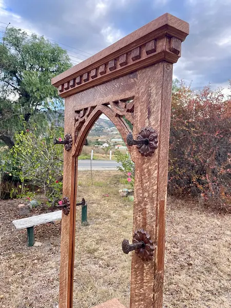 Espejo Recibidor Consola Madera Recuperada