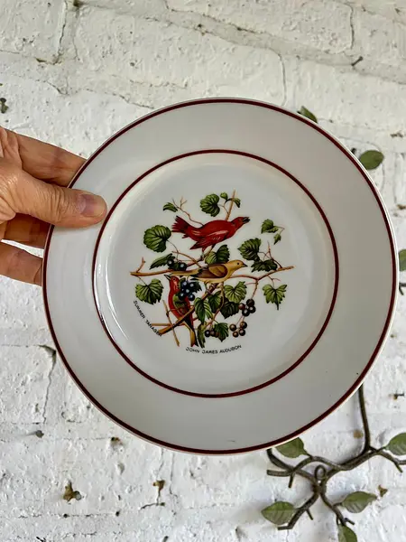 Soporte Metálico Con 2 Platos Bavaria - Alemania 1965