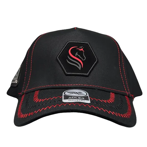 Gorra Adler Con Costura Roja
