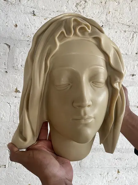 Cabeza Virgen María La Piedad - Mma Nueva York 1982