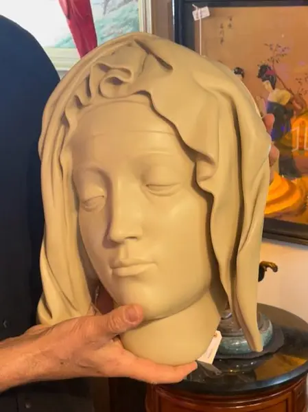 Cabeza Virgen María La Piedad - Mma Nueva York 1982